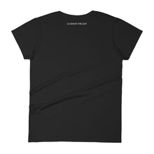 Love Vegan Heart: Black Ladies T-Shirt