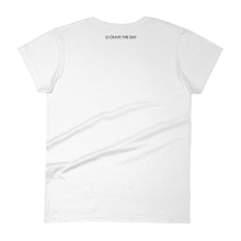 Love Organic Heart: White Ladies T-Shirt