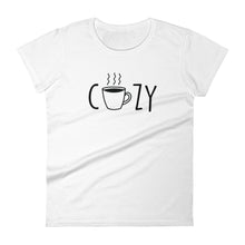 Cozy Coffee: White Ladies T-Shirt