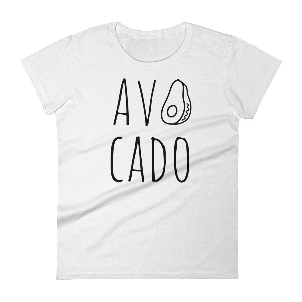 Avocado: White Ladies T-Shirt