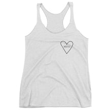 Love Smoothies Heart: White Tank Top