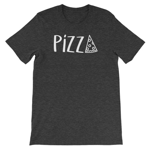 Pizza: Dark Grey Heather Men's T-Shirt