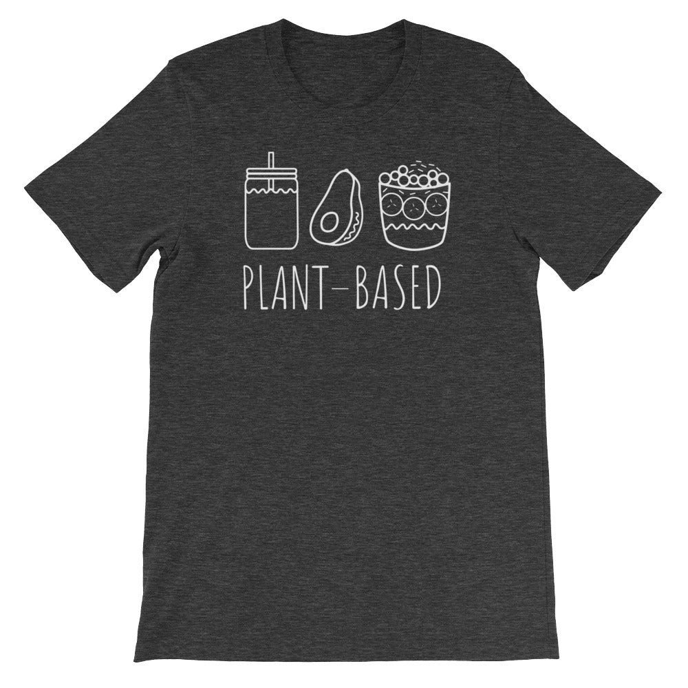 Plant Based: Dark Grey Heather Men's T-Shirt