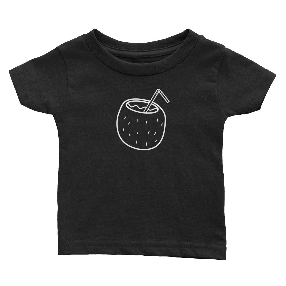 Little Coconut - Kids Infant Tee Black