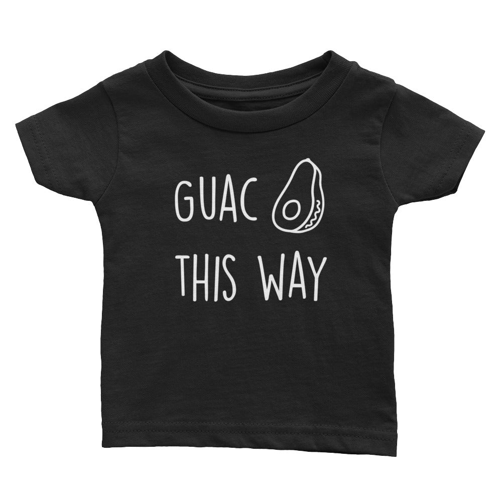Guac This Way - Kids Infant Tee Black