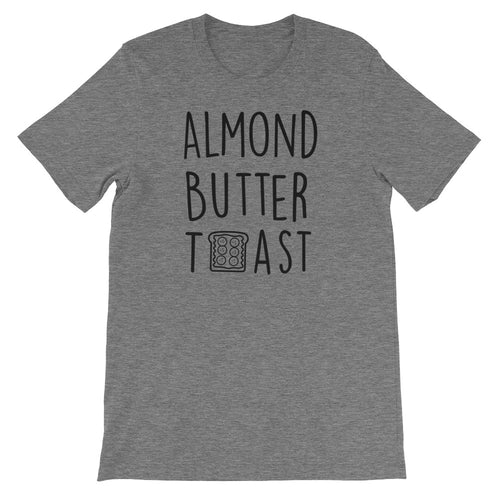 Almond Butter Toast: Deep Heather Grey Men's T-Shirt