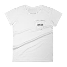 Hangry Faux Pocket: White Ladies T-Shirt