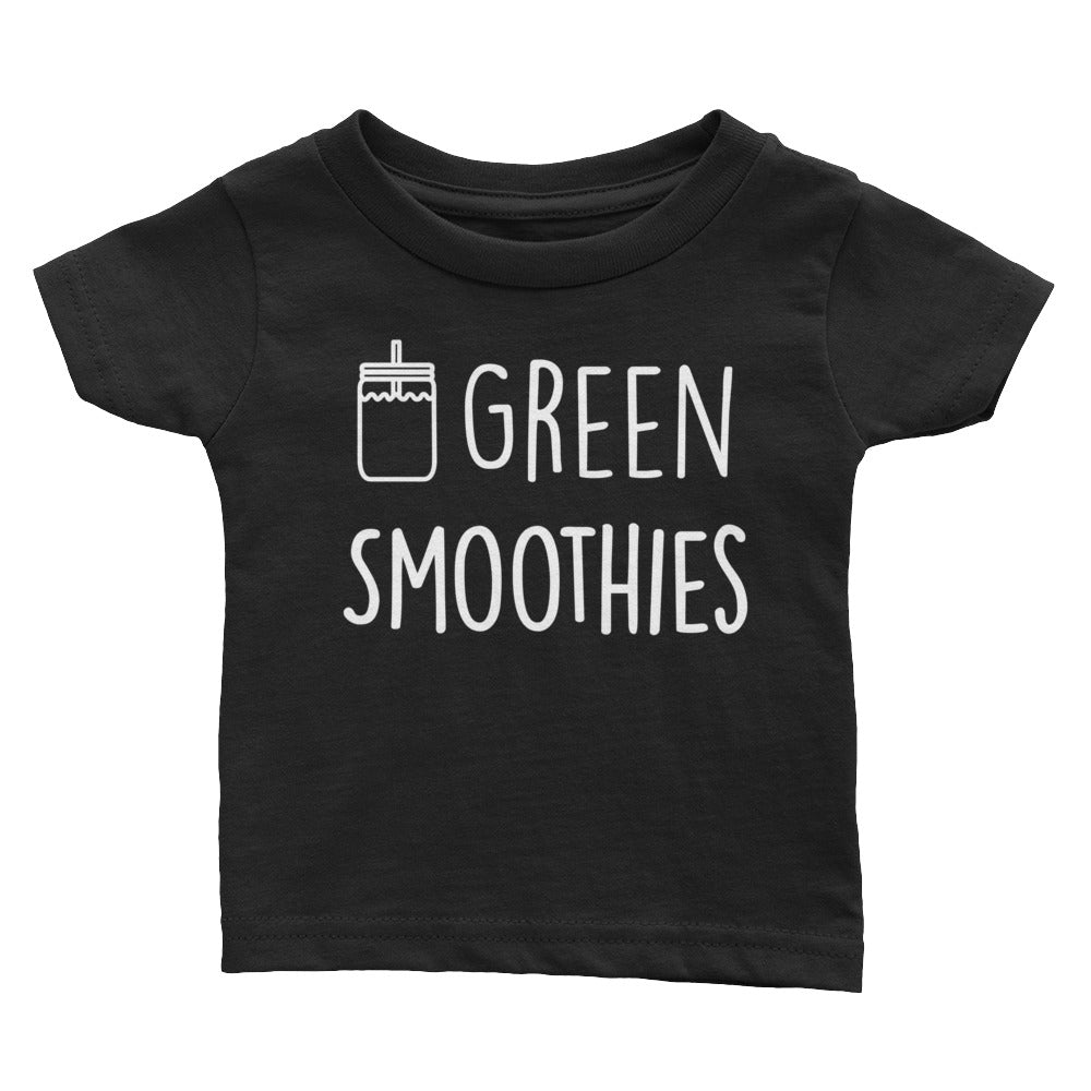 Green Smoothies - Kids Infant Tee Black